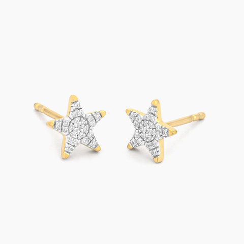 Waterproof Reach For the Stars Stud Earrings