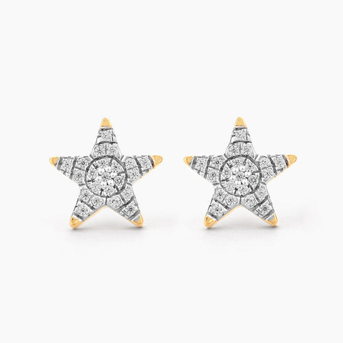 Waterproof Reach For the Stars Stud Earrings