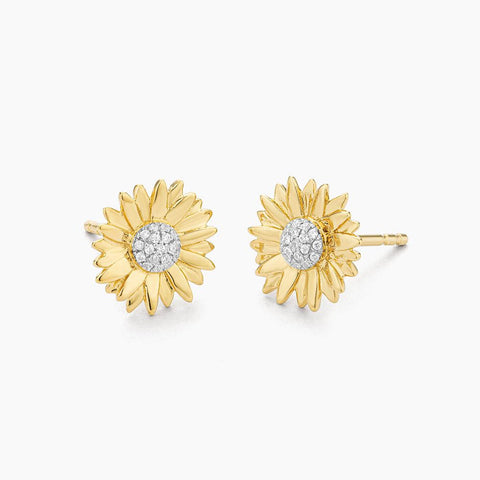 Sunflower Stud Earrings - Ella Stein