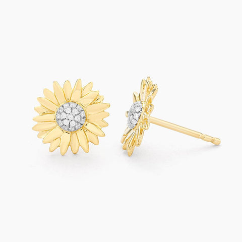 Sunflower Stud Earrings - Ella Stein