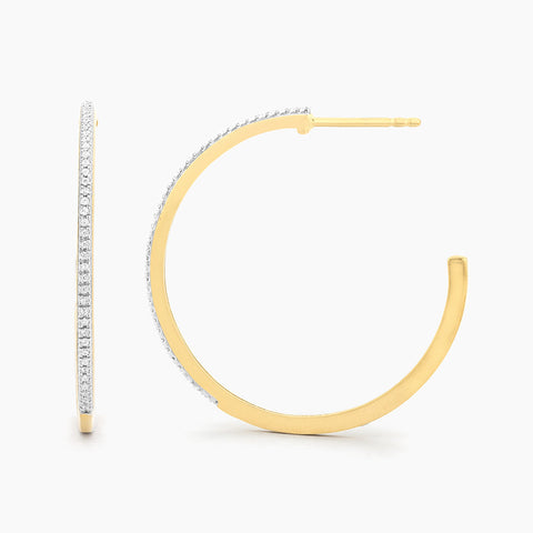 Waterproof A Hoop Thing Medium Hoop Earrings