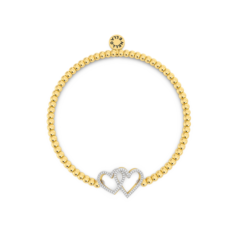 Two Hearts Bracelet