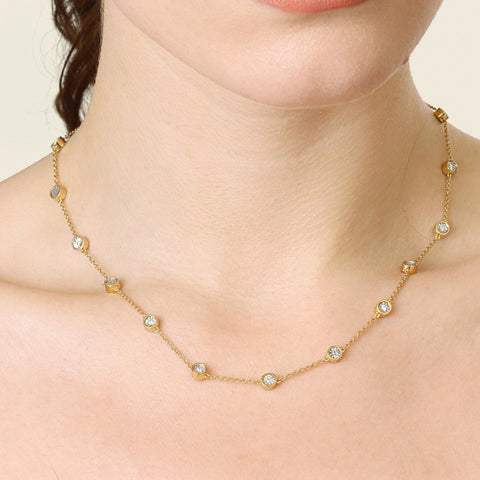 Lab-Grown Diamonds by the Yard Chain Necklace
