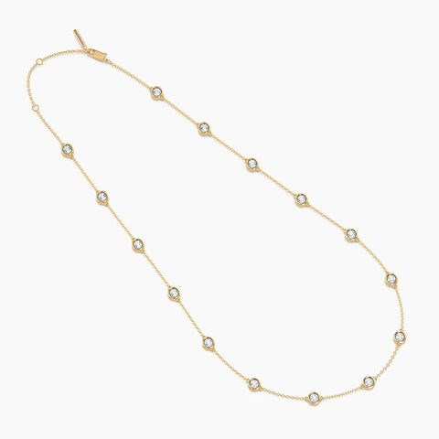 Lab-Grown Diamonds by the Yard Chain Necklace
