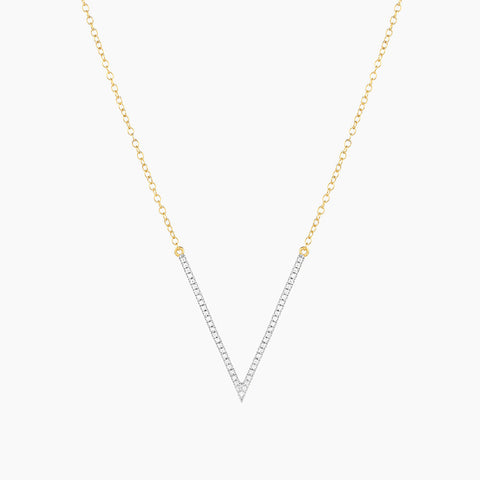 Waterproof V To The T Pendant Necklace