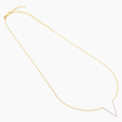 Waterproof V To The T Pendant Necklace