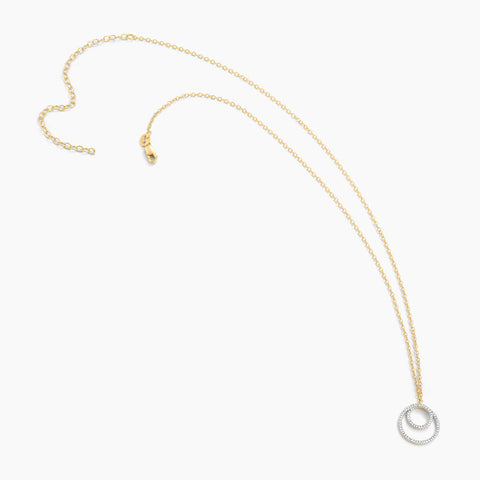 Waterproof Inner Circle Pendant Necklace