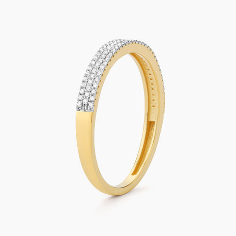 Waterproof Triple Row Stackable Ring