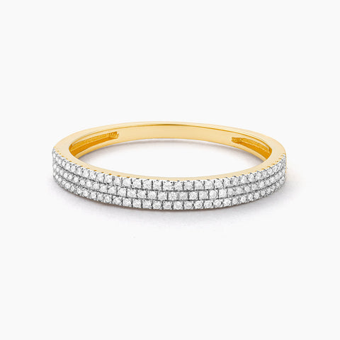 Waterproof Triple Row Stackable Ring