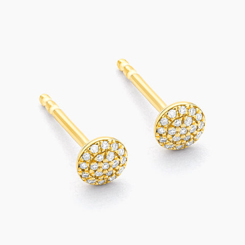 Waterproof Round Stud Earrings