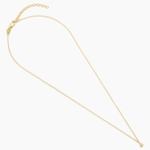 Waterproof Small Circle Pendant Necklace