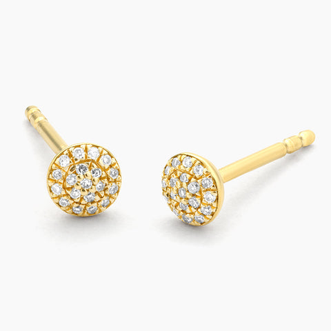 Waterproof Round Stud Earrings